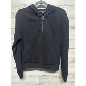 Athleta Women’s XXS Black Quarter Zip Pullover VGUC